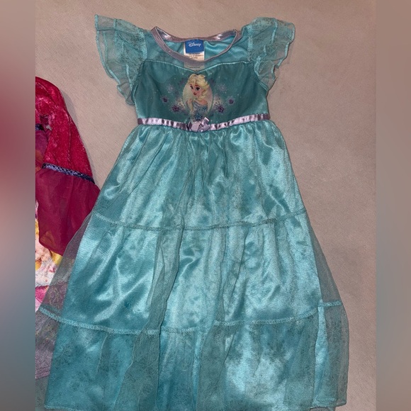 2T Girls Disney Princess Costume Dresses - Elsa, Belle, Aurora and Cinderella - Picture 5 of 7